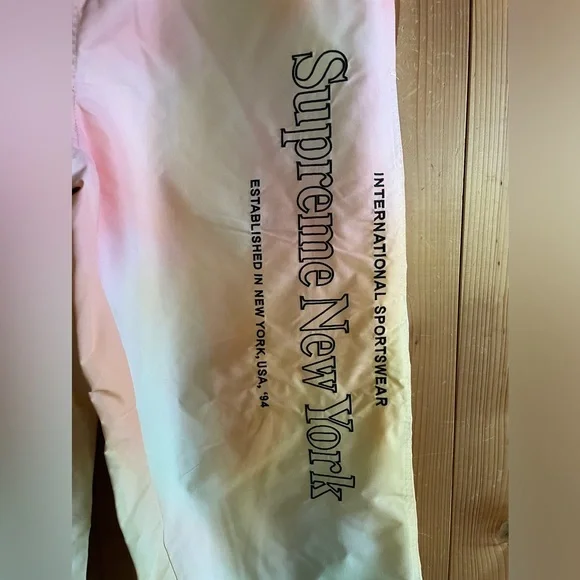 Supreme side logo gradient track pants Large - Picture 5 of 10